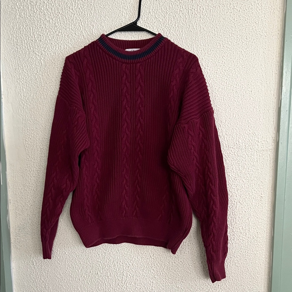 Vintage Dockers Cable Knit Sweater
